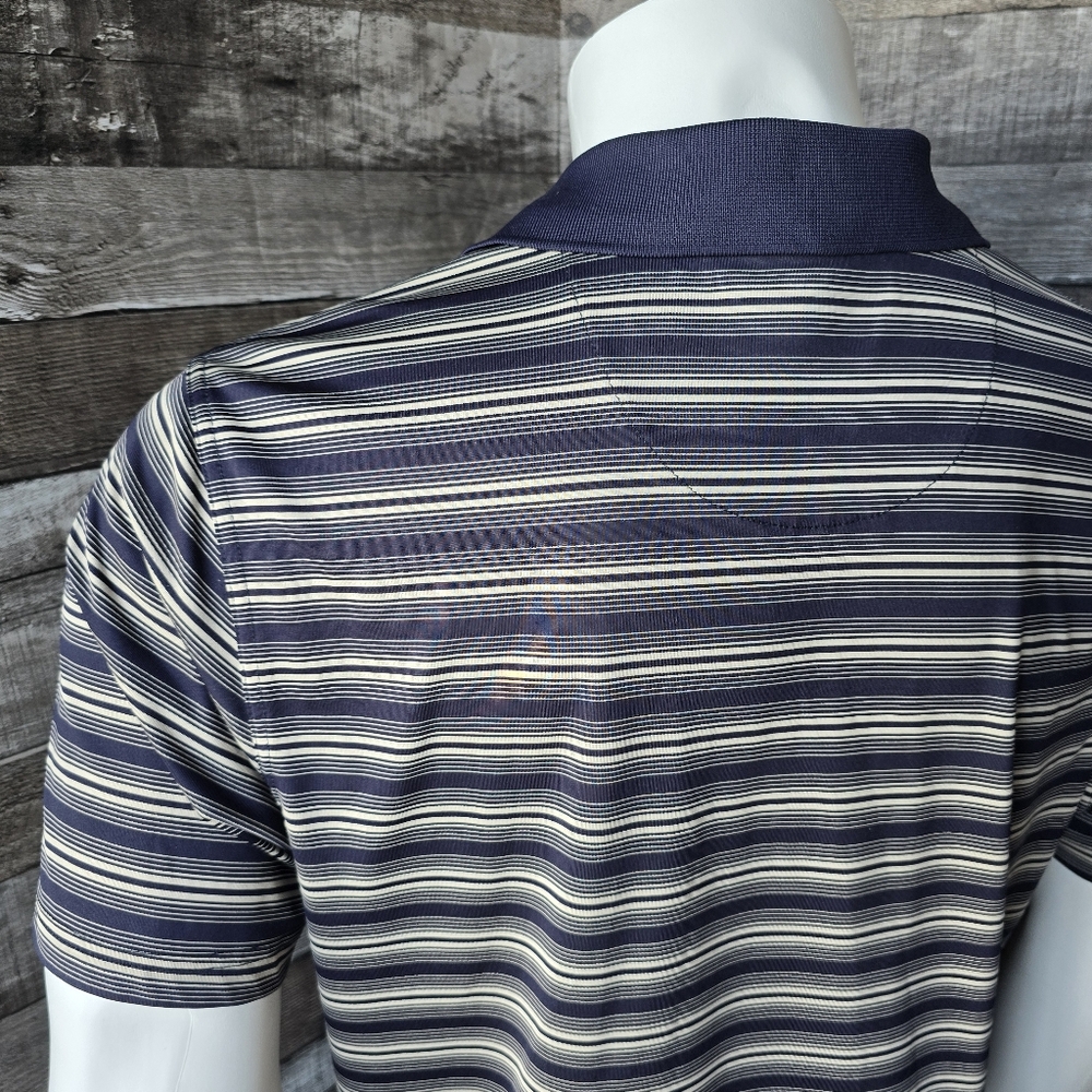 PGA Tour Fitted Short Sleeved Polo Golf Shirt Mens Large - Picture 10 of 15